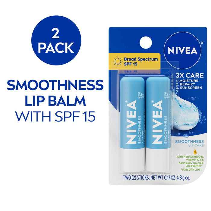 Nivea Smoothness Lip Care SPF 15 Lip Balm Stick