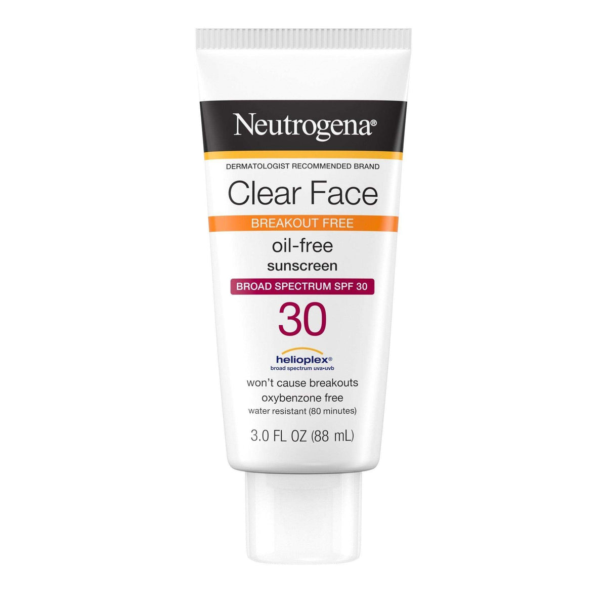 Neutrogena Clear Face Liquid Lotion Sunscreen SPF 55