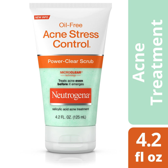 Neutrogena Acne Stress Control Power-Clear Scrub - 4.2 oz