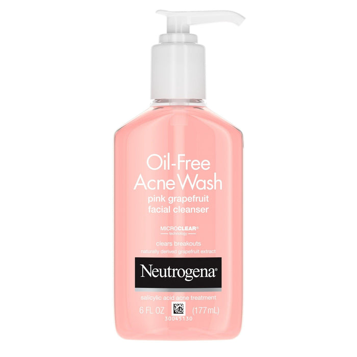 Neutrogena Pink Grapefruit Oil-Free Acne Wash - 6 fl oz - Shop Home Med