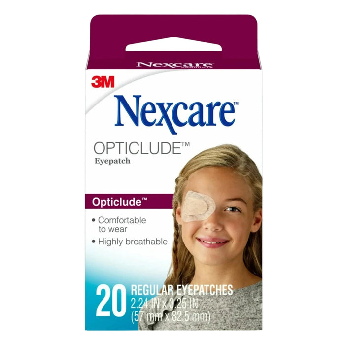 Nexcare Opticlude Comfort Eye Patch Nude Breathable - 20 Ct