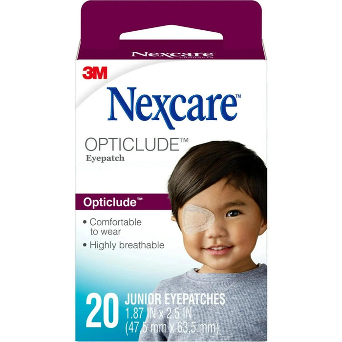 Nexcare Opticlude Comfort Eye Patch Nude Breathable - 20 Ct