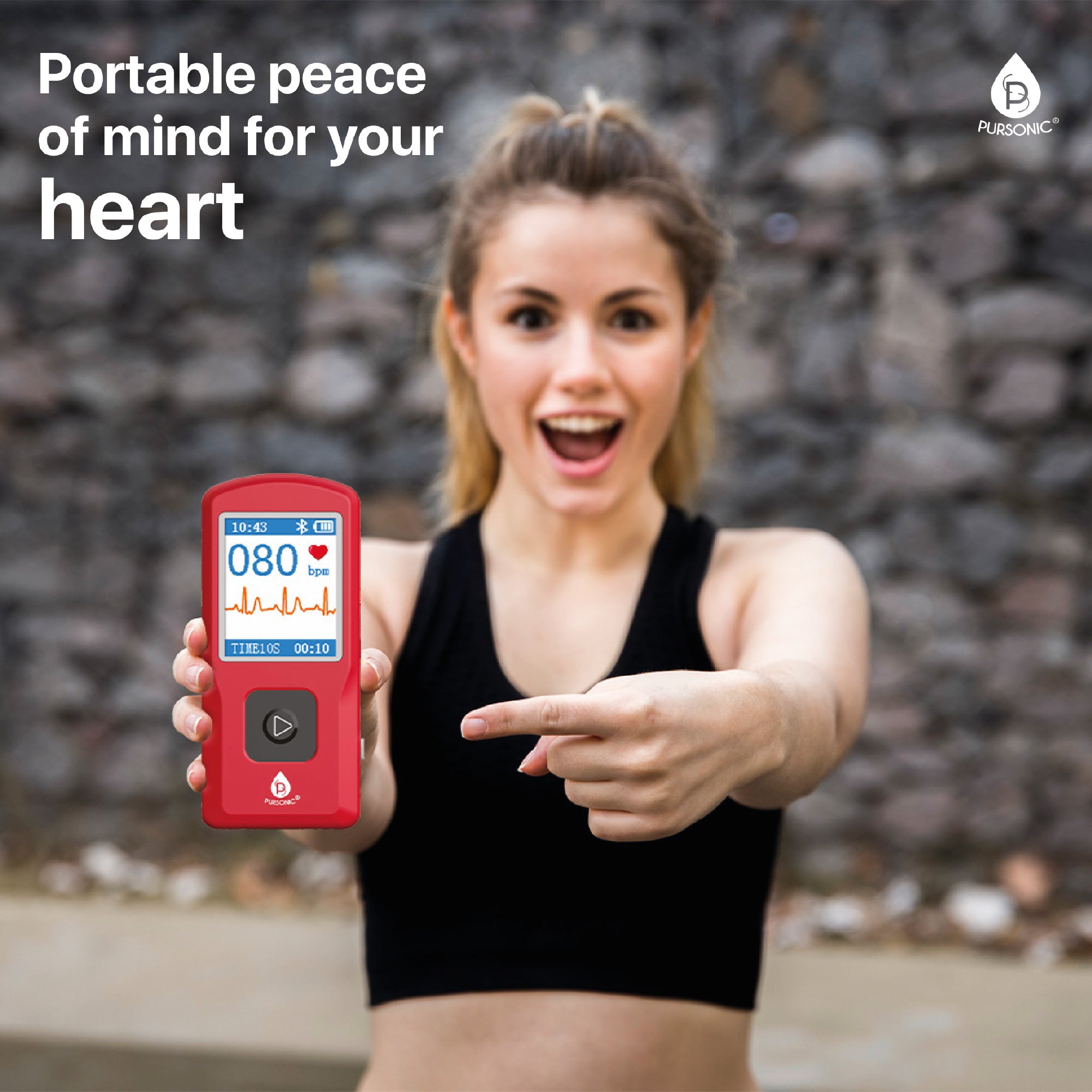 Pursonic Rechargeable EKG Monitor