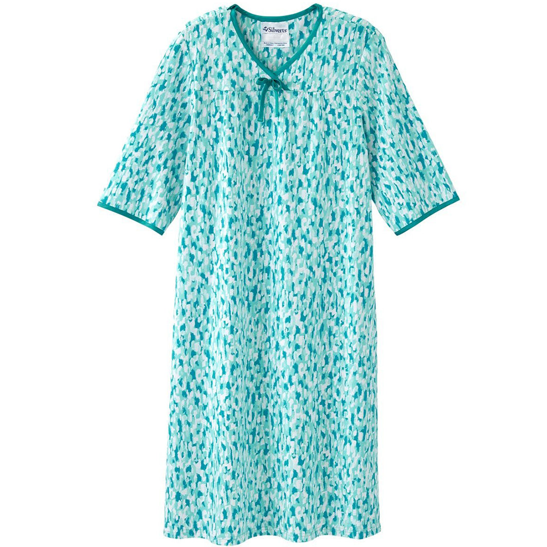 Camisón de hospital y atención domiciliaria Silverts para mujer sin costuras