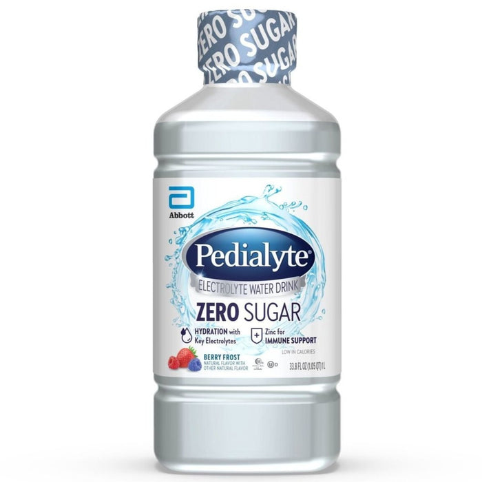 Pedialyte Electrolyte Water with Zero Sugar 33.8 oz