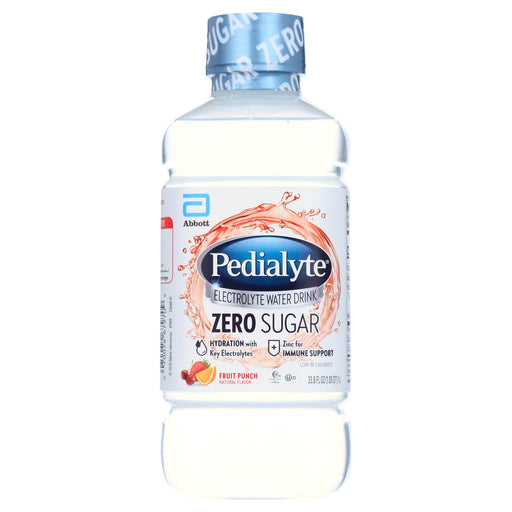 Pedialyte Electrolyte Water with Zero Sugar 33.8 oz