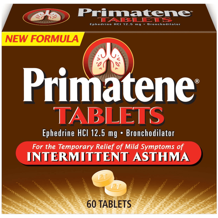 Primatene Mild Asthma Relief Bronchodilator Tablets