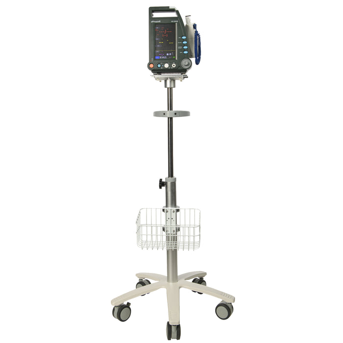 Proactive Medical Protekt VX 5000 Vital Signs Monitor with Stand - Basket & Wheels – NIBP - SpO2 - Pulse - Temperature