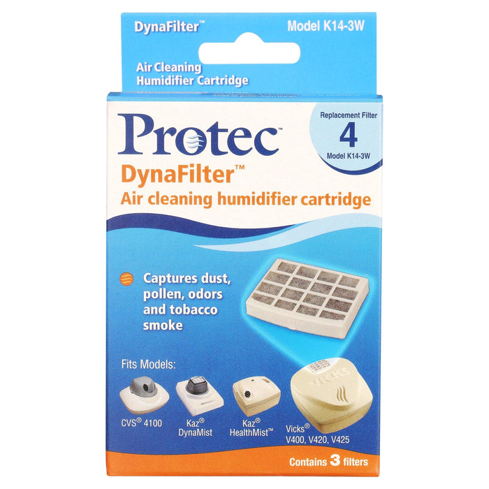 Protec DynaFilter Air Cleaning Humidifier Cartridge - 3 Count - Shop Home Med