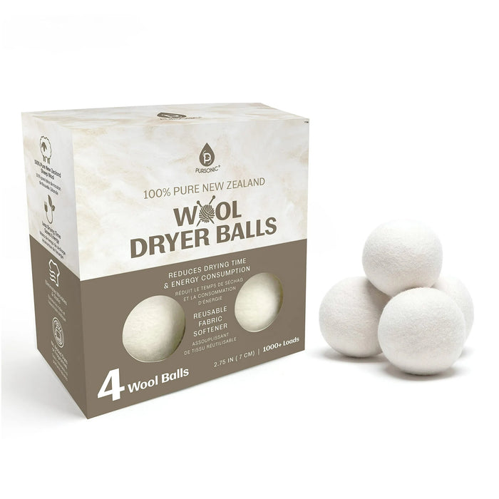 Pursonic 100% Pure New Zealand Wool Dryer Balls