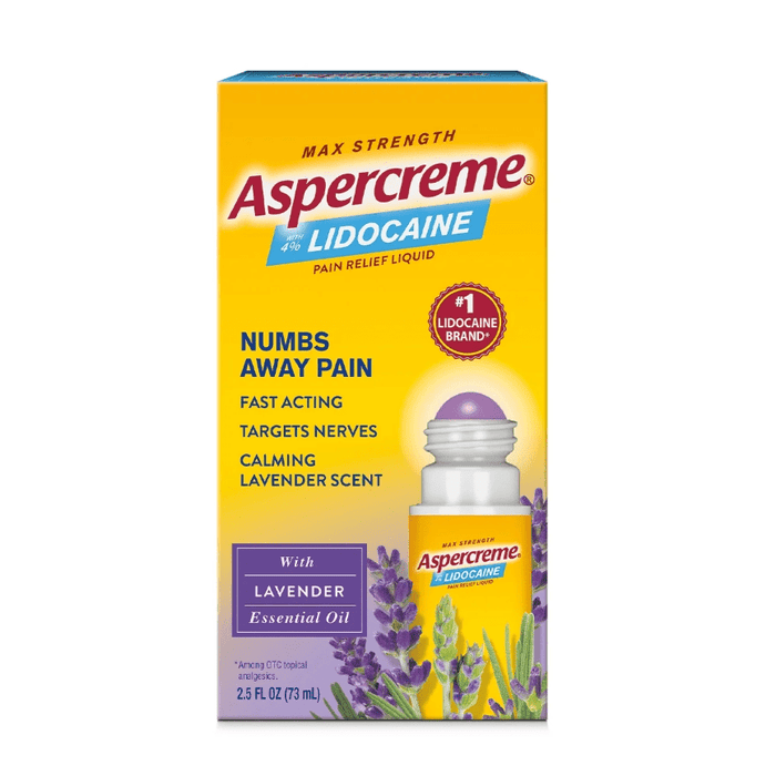 Aspercreme Lidocaine Pain Relief Roll-On With Essential Oils