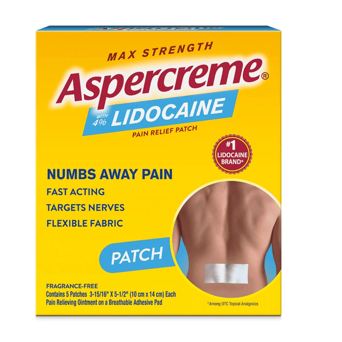 Aspercreme Lidocaine Pain Relief Patch