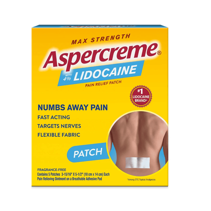 Aspercreme Lidocaine Pain Relief Patch