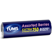 Tums Extra Strength 750 Tablets Assorted Berries - 8 Ct