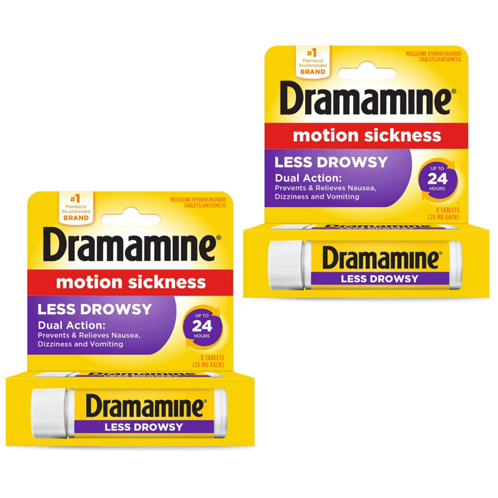 Dramamine All Day Less Drowsy Motion Sickness Relief Tablets