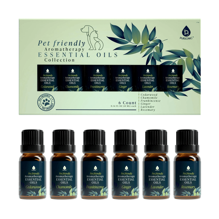 Pursonic Pet Friendly Aromatherapy Collection Essential Oils - 6 Count