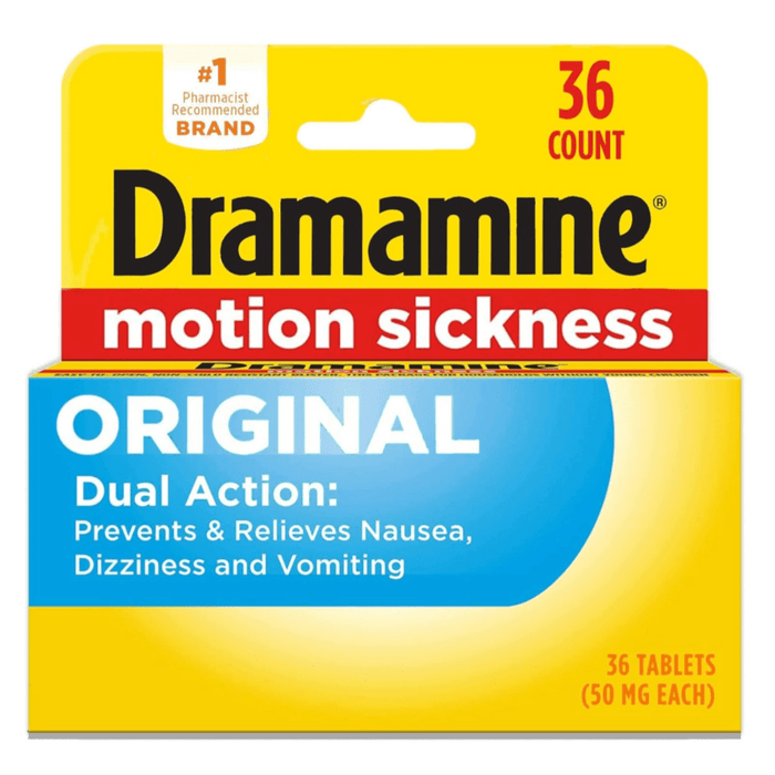 Dramamine Motion Sickness Relief Original Tablets