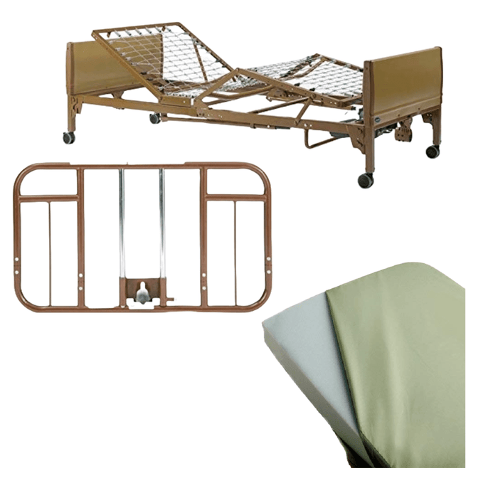 Invacare Homecare Bed Packages Semi-Electric & Full Electric with Mattresses & Rails