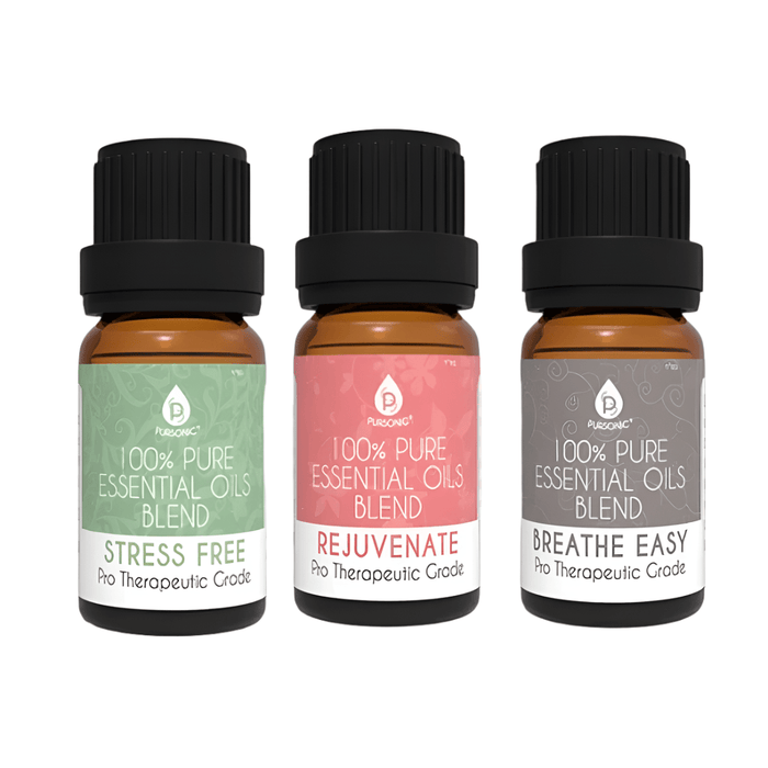 Pursonic 100% Pure Essential Oil Blends & Aromatherapy Oils Set