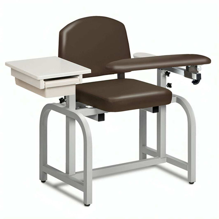 Clinton Lab X Series Blood Drawing Chair with Padded Arm and Drawer