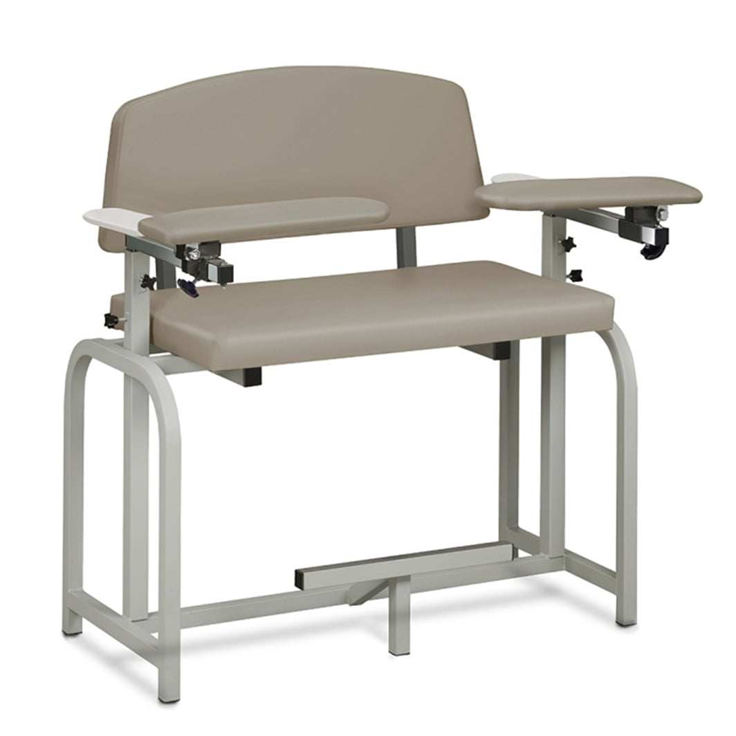 Clinton Lab X Series Extra-Wide and Extra-Tall Blood Drawing Chair with Padded Arms