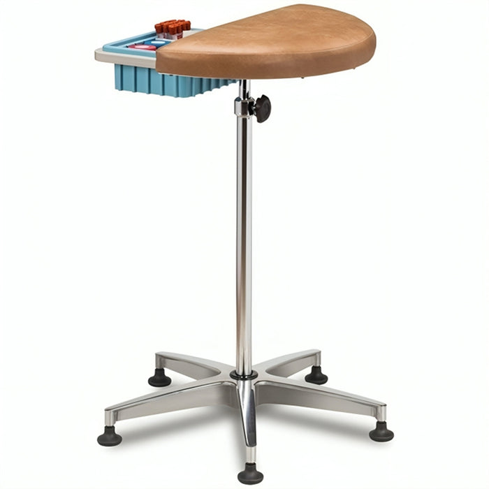 Clinton Half Round Stationary Padded Phlebotomy Stand