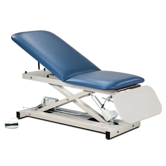 Clinton Power 500 Customizable Open Base Power Casting Table with Laminated Leg Rest