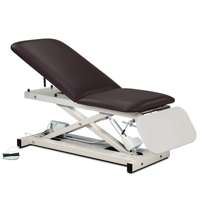 Clinton Power 500 Customizable Open Base Power Casting Table with Laminated Leg Rest