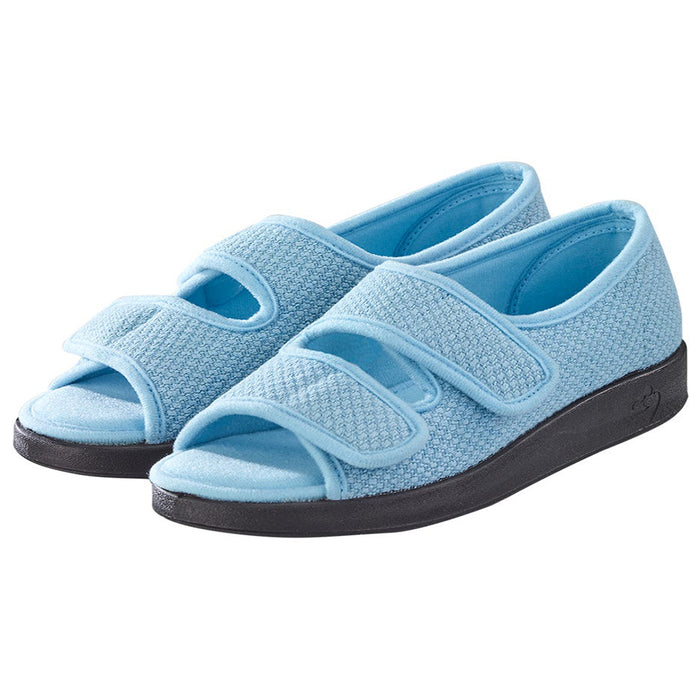 Silverts Women's Easy Closure Extra-Wide Diabetic Sandal for Indoors & Outdoors