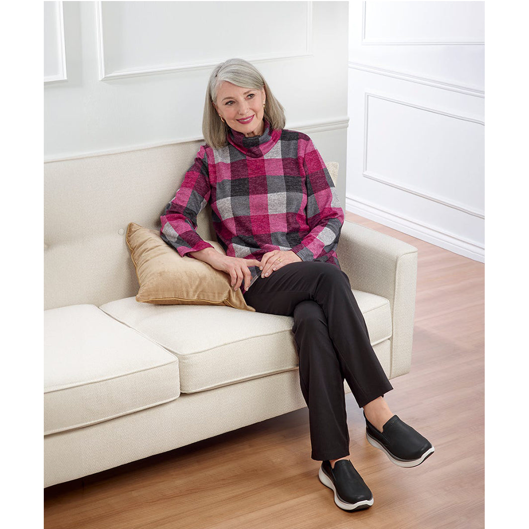 Silverts Women's Adaptive Open Back Cowl Neck Top