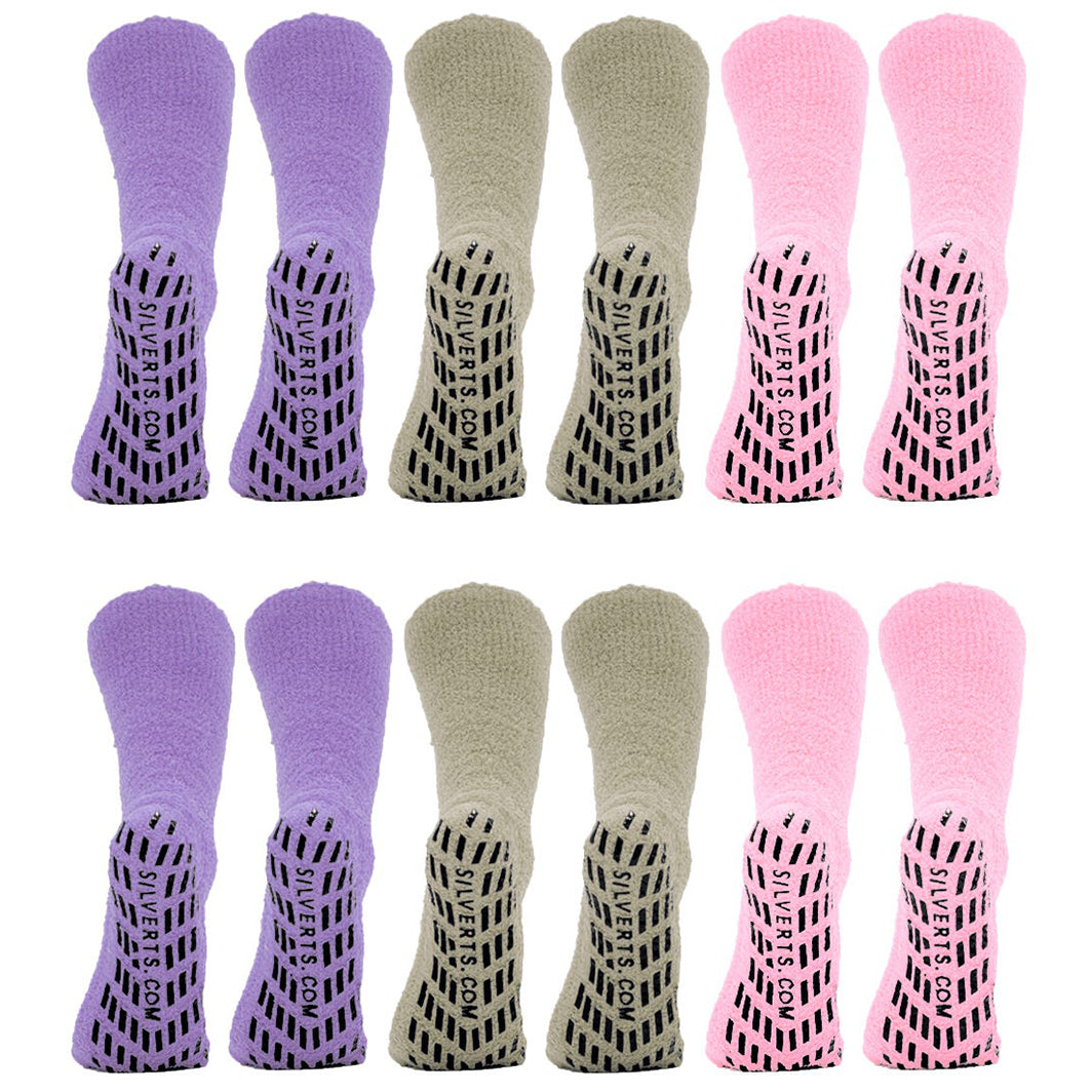 Silverts Men's and Women's Non Skid Hospital Socks