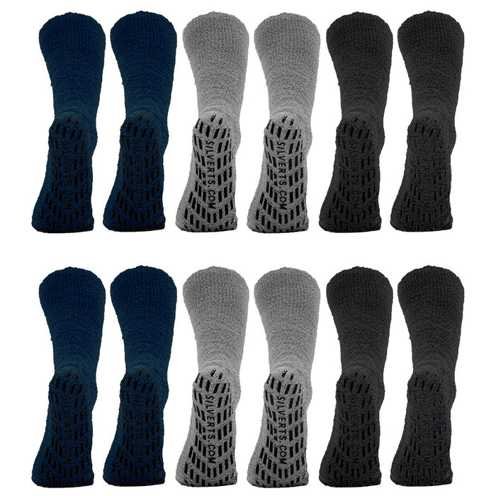 Silverts Men's and Women's Non Skid Hospital Socks