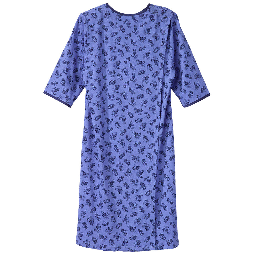 Camisón de hospital y atención domiciliaria Silverts para mujer sin costuras