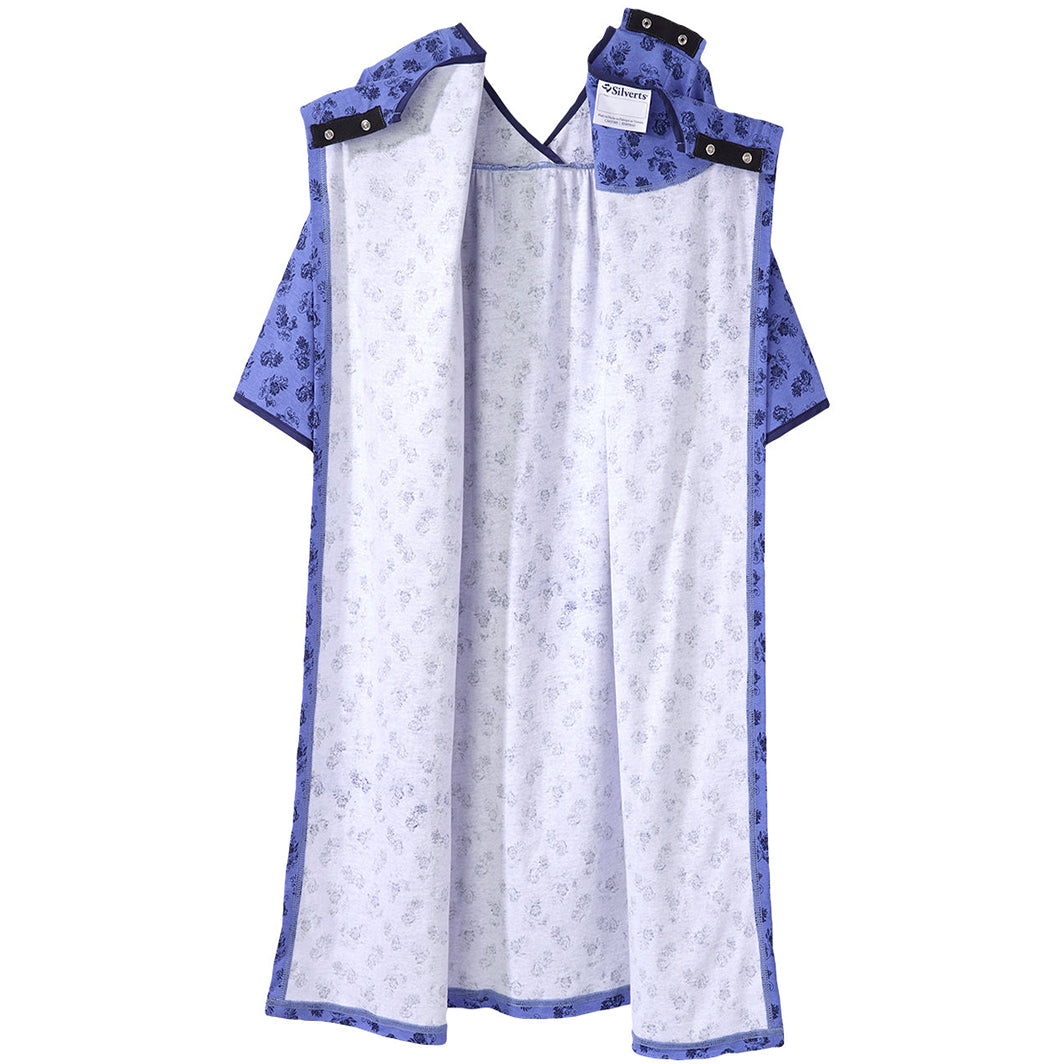 Camisón de hospital y atención domiciliaria Silverts para mujer sin costuras