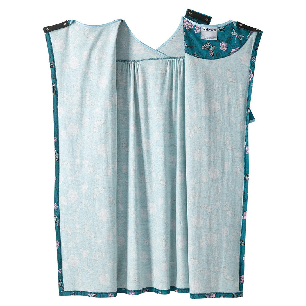Silverts Limited Edition Women's Open Back Hospital and Homecare Gown