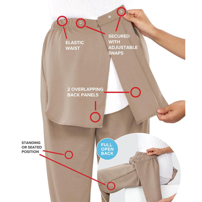 Silverts Men's Assisted Dressing Warm Fleece Pants