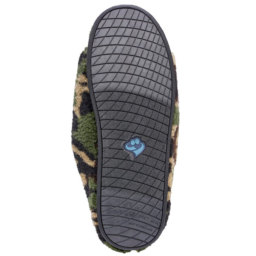 Silverts Men's Extra Wide Non-Slip Diabetic Slippers