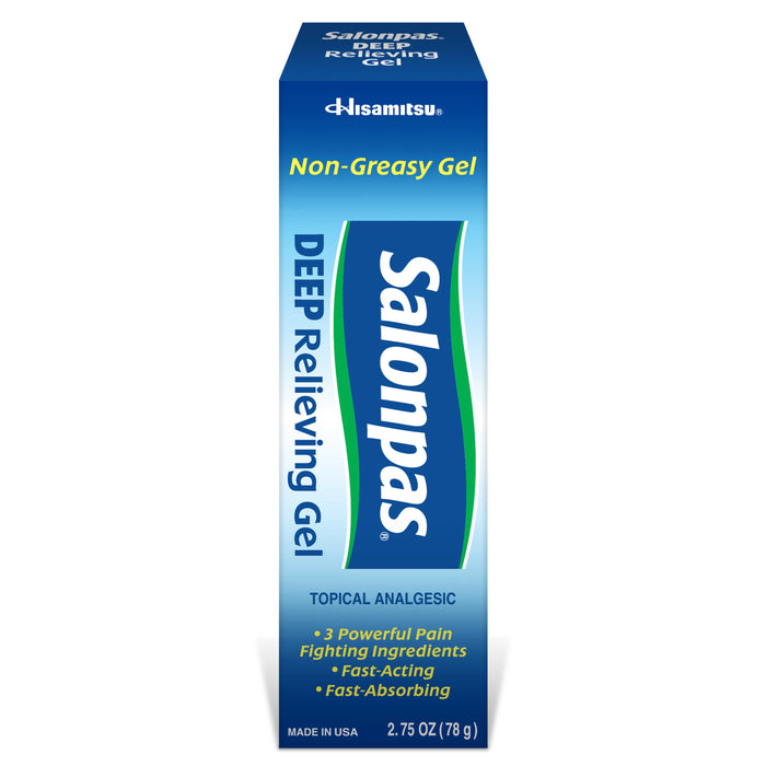 Salonpas Deep Relieving Gel - 2.75 oz