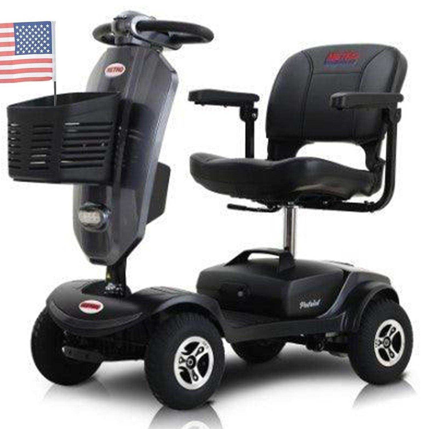 Metro Mobility Patriot Series 4-Wheel Travel Mobility Scooter - Shop Home Med