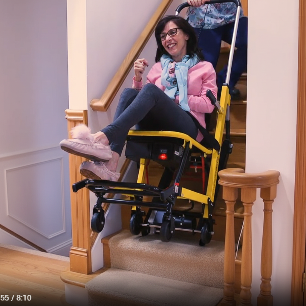Genesis Eco Mobile Stairlift Battery Powered & Portable Stair Chair