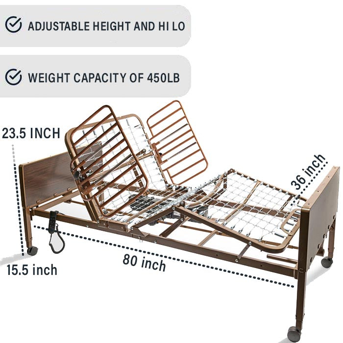 Invacare Full Electric Hospital Bed Package