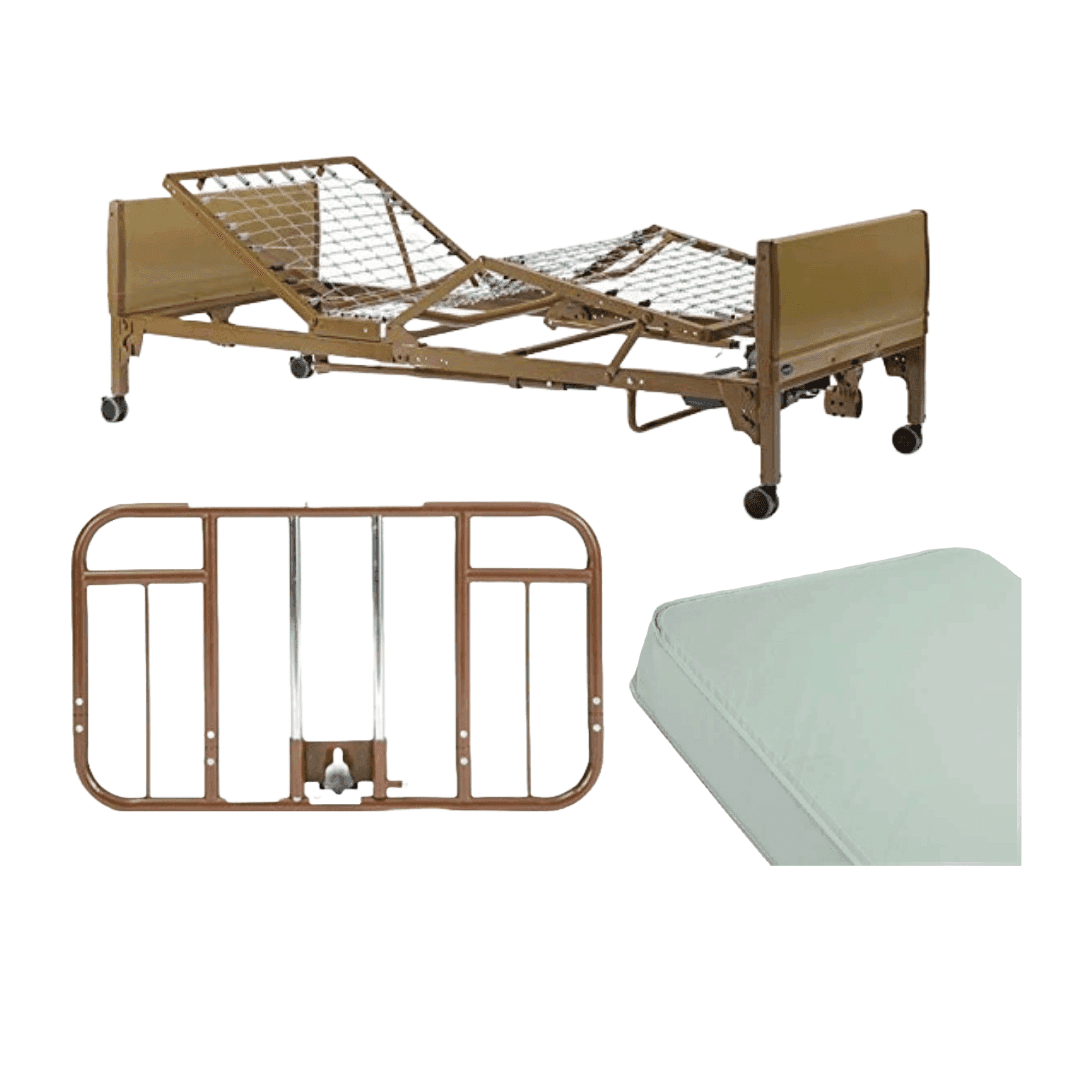 Invacare Homecare Bed Packages with Mattresses and Rails