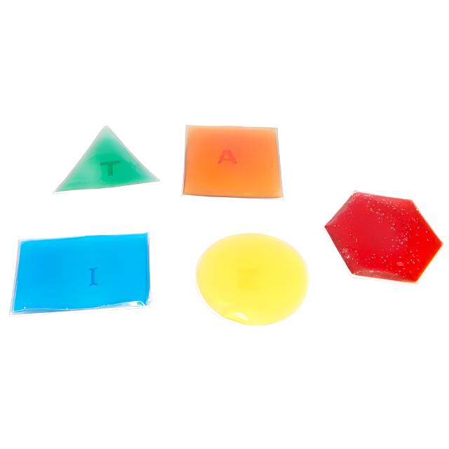 Hidden Letter Glitter Shapes Gel Pad shophomemed