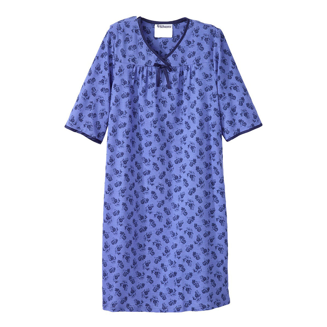 Silverts Limited Edition Women's Open Back Hospital and Homecare Gown