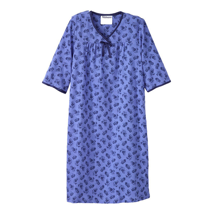 Silverts Limited Edition Women's Open Back Hospital and Homecare Gown