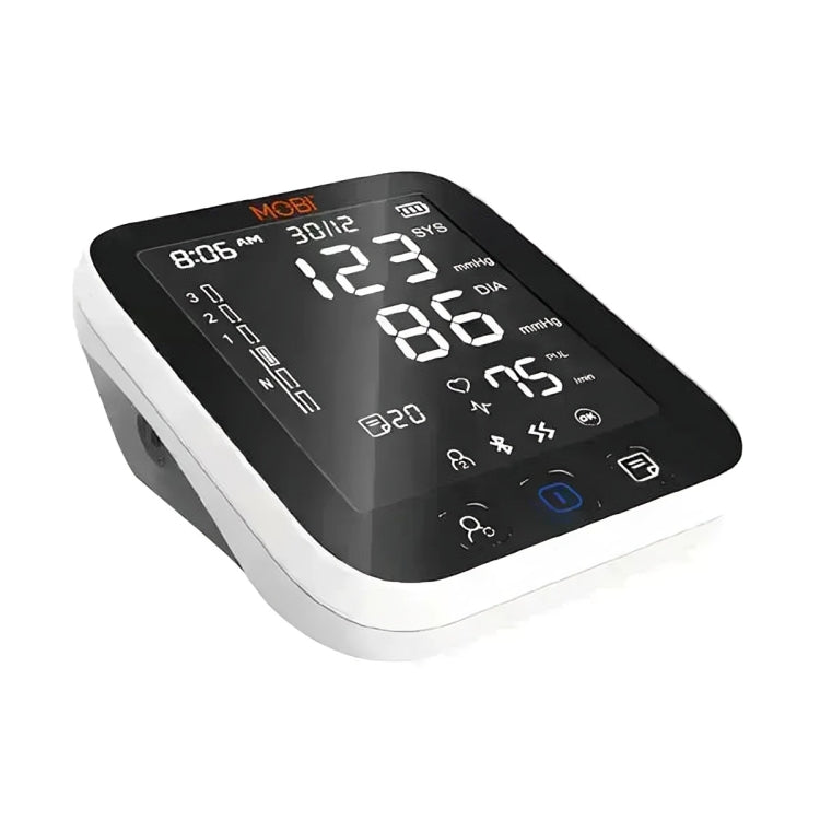 Mobi Smart Bluetooth Arm Blood Pressure Monitor with Adjustable Cuff