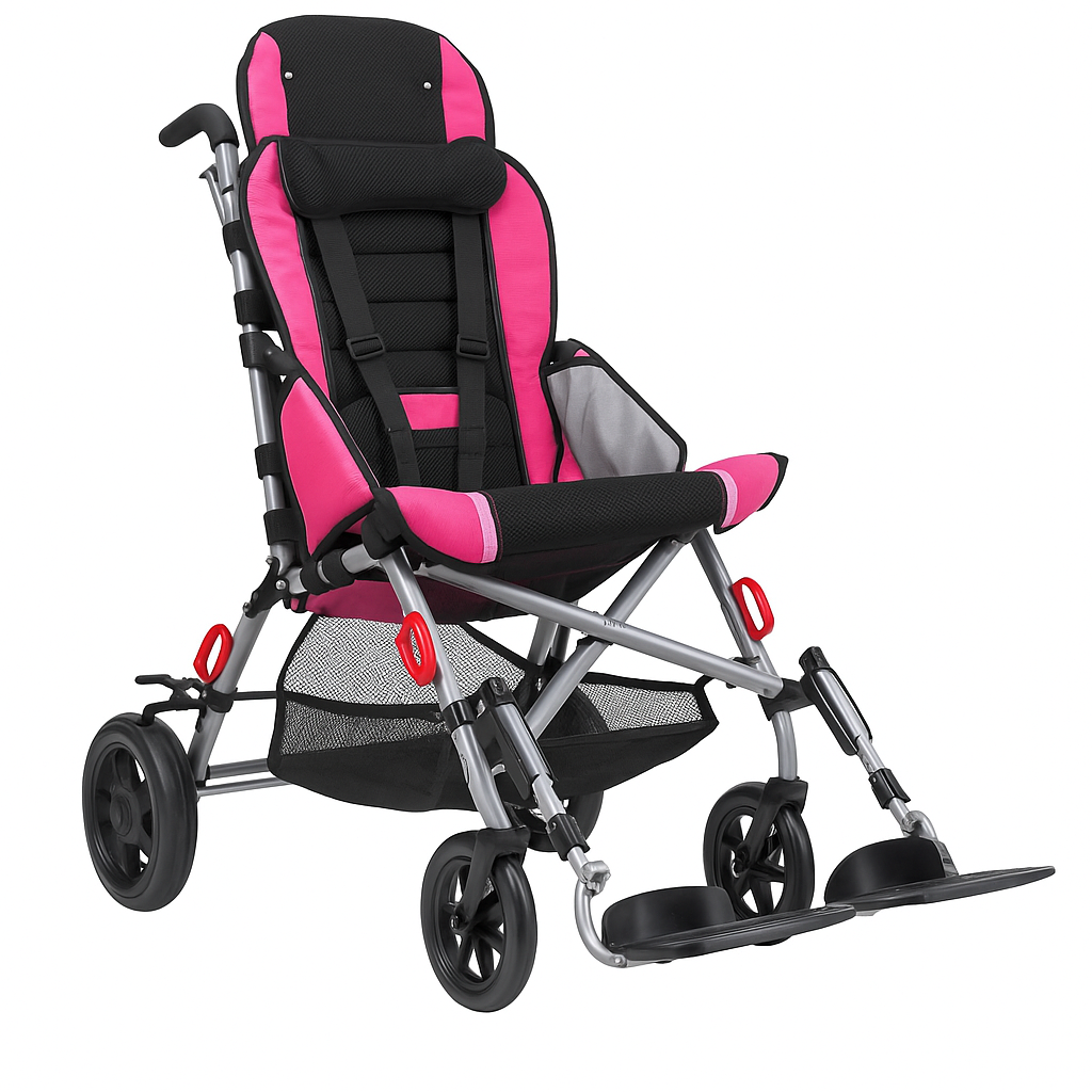 Cochecito pediátrico adaptable para necesidades especiales SMILEZ