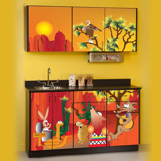 Clinton Imagination Series Pediatric Base and Wall Cabinets