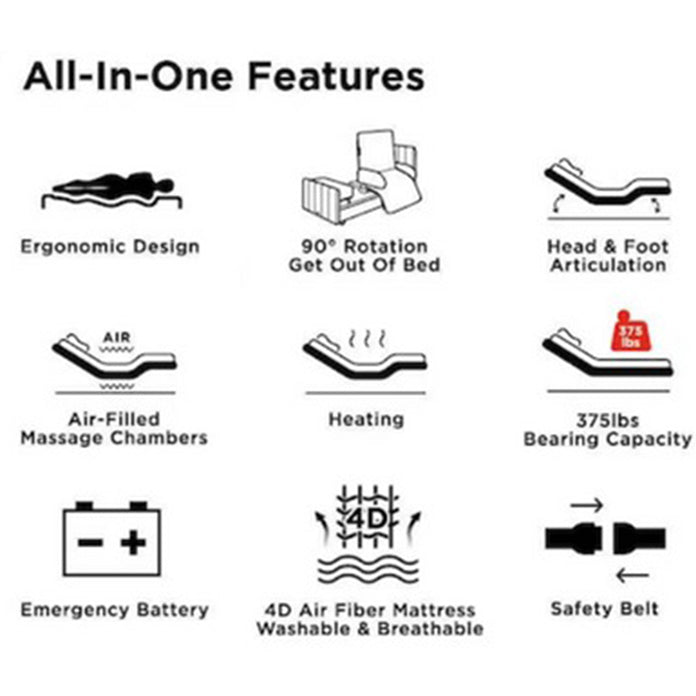 StarSleep Orin Rotating Sit to Stand 