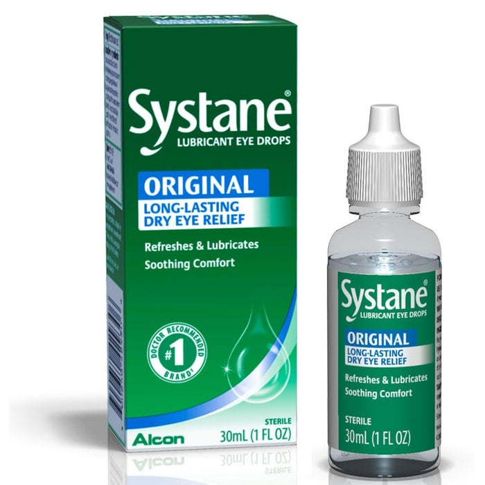 Systane Original Lubricant Eye Drops Long Lasting Dry Eye Relief- 30mL